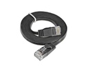 SLIM Slimpatchkabel  Cat 6, UTP, 7.5 m, Schwarz