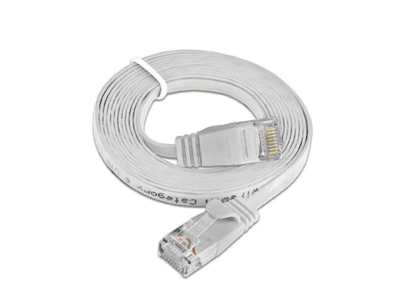 SLIM Slimpatchkabel  Cat 6, UTP, 7.5 m, Weiss