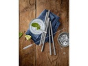 WMF Strohhalme Baric 18 cm 6 Stück, Silber