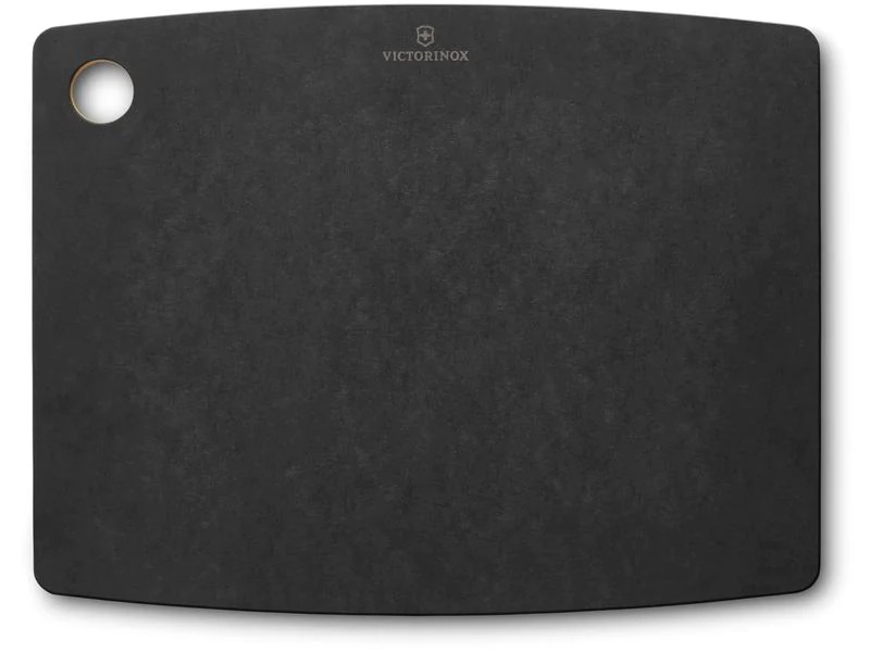 Victorinox Schneidebrett Kitchen Saftrille, 36.8 cm x 28.5 cm,  Schwarz
