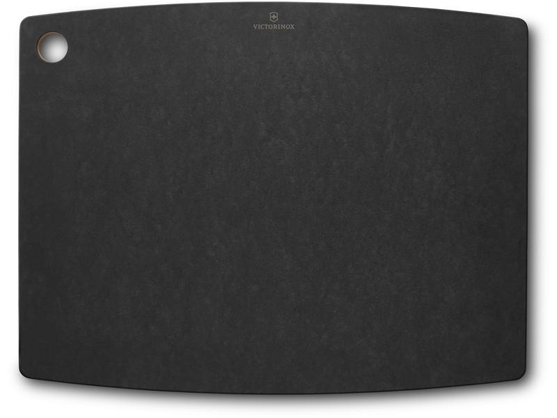 Victorinox Schneidebrett Kitchen Saftrille, 49.5 cm x 38.1 cm, Schwarz