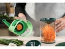 Genius Spiralschneider Nicer Dicer Super Julietti 6-teilig, Grün
