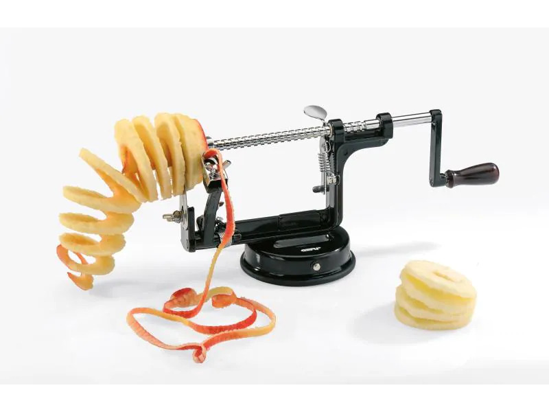 GEFU Apfelschäler 3 in 1 Delicio Schwarz