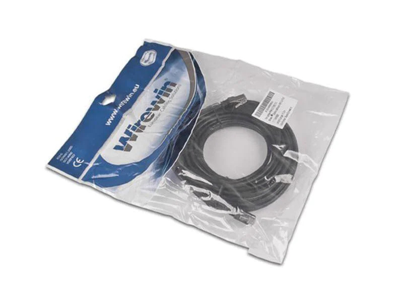 Wirewin Patchkabel  Cat 5e, F/UTP, 3 m, Schwarz
