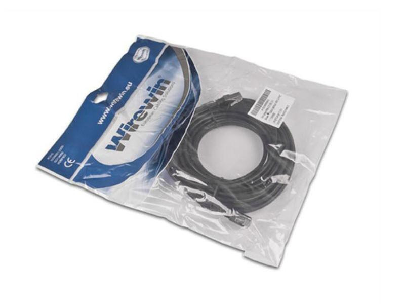 Wirewin Patchkabel  Cat 5e, F/UTP, 5 m, Schwarz