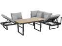 Greemotion Loungeset San Jose, Grau, 4 Sitzplätze