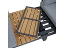 Greemotion Loungeset San Jose, Grau, 4 Sitzplätze