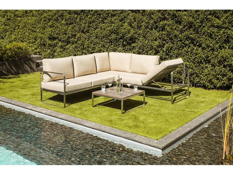 Greemotion Loungeset Sydney, Beige, 4 Sitzplätze