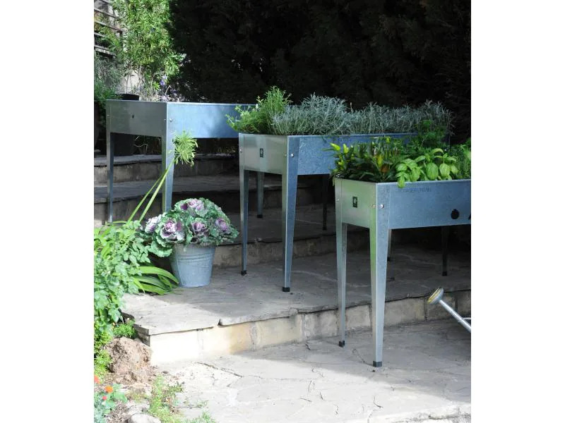 Herstera Hochbeet 100 x 40 x 84cm Urban Garden Galvanisiert