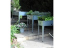Herstera Hochbeet 100 x 40 x 84cm Urban Garden Galvanisiert
