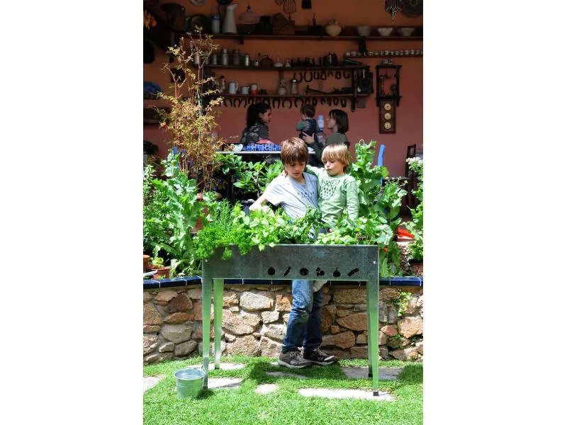 Herstera Hochbeet 100 x 40 x 84cm Urban Garden Galvanisiert