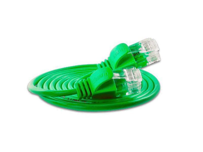 SLIM Slimpatchkabel  Cat 6, UTP, 5 m, Grün
