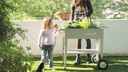Herstera Hochbeet Urban Garden Trolley 75 x 35 x 80cm, galvanisiert