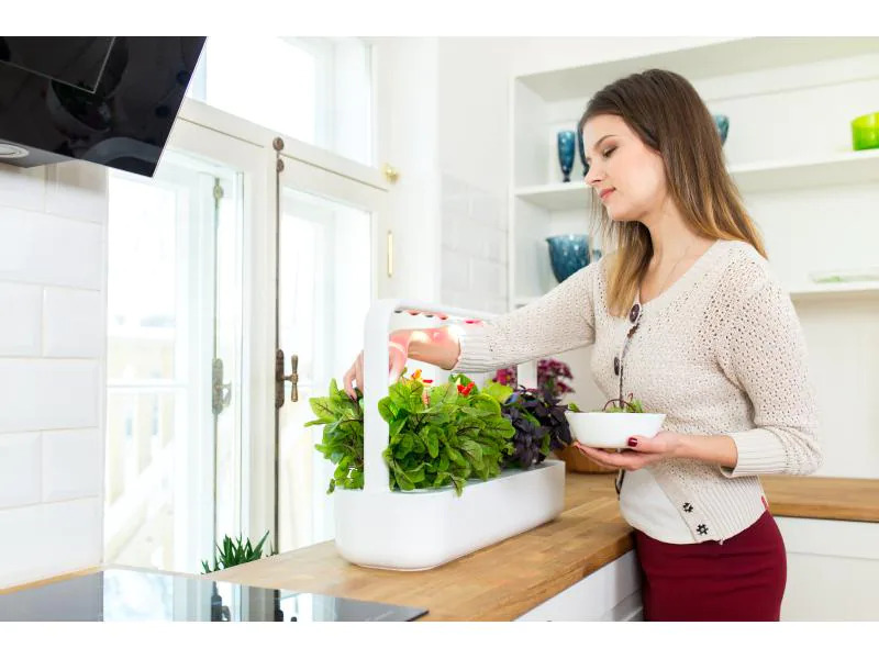 Click and Grow Kräutertopf Smart Garden 9 Weiss