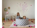 Knorrtoys Bällebad Grey White Stars 300 Bälle creme/grey/rose