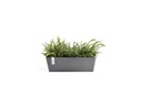 Ecopots Pflanzentopf Bruges 55 Dunkelgrau