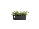 Ecopots Pflanzentopf Bruges 65 Dunkelgrau