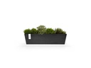Ecopots Pflanzentopf Bruges 80 Dunkelgrau