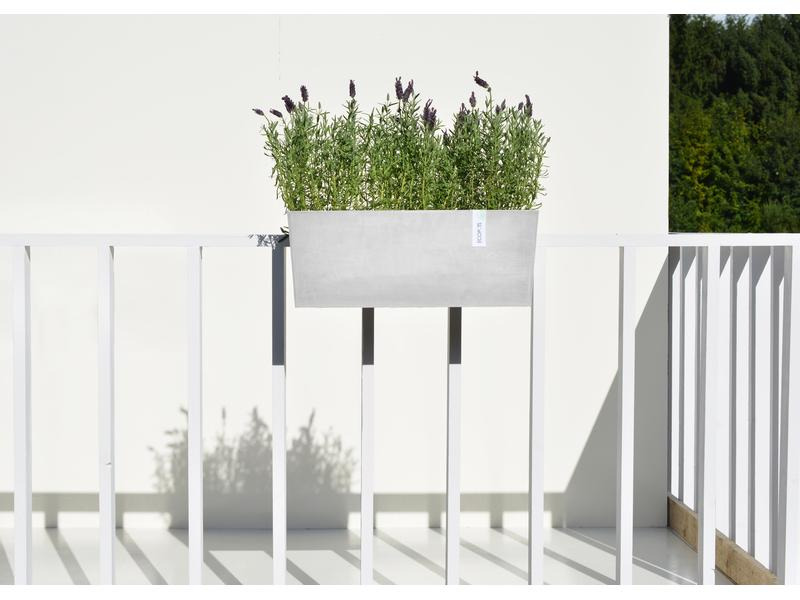 Ecopots Pflanzentopf Hanging Bruges 55 Hellgrau