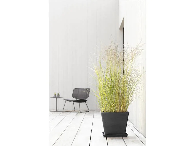 Ecopots Pflanzentopf Rotterdam 40 Dunkelgrau