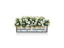 Lechuza Blumentopf Balconera Cottage 80 Weiss