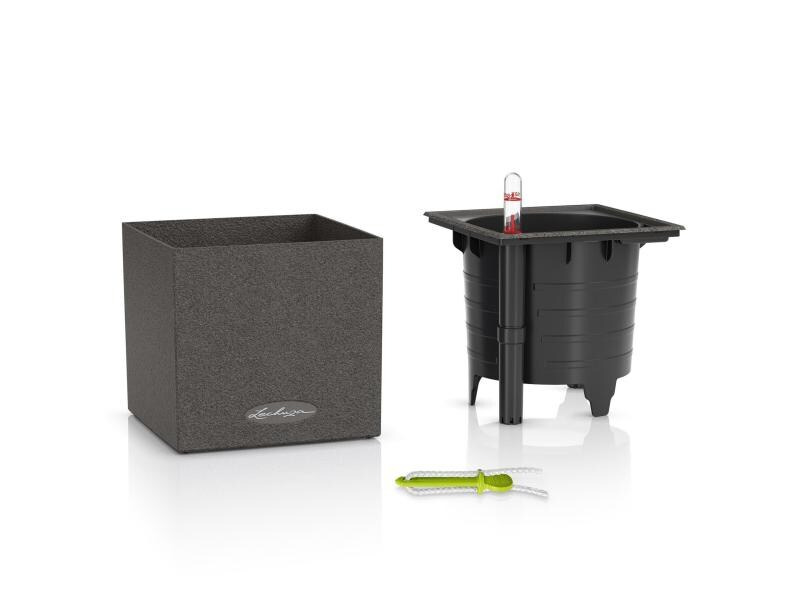 Lechuza Blumentopf CANTO Stone 14 Schwarz
