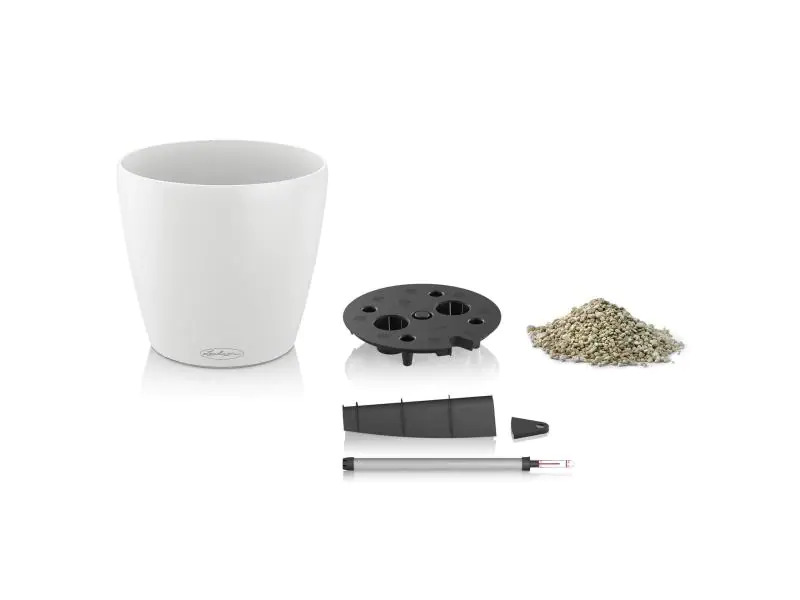 Lechuza Blumentopf CLASSICO Color 18 Weiss matt