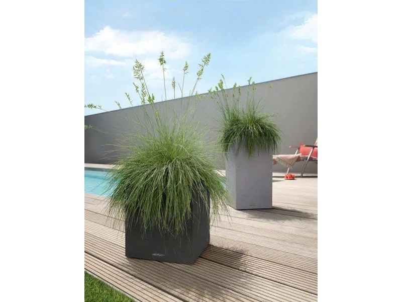 Lechuza Blumentopf Canto Säule, Schwarz
