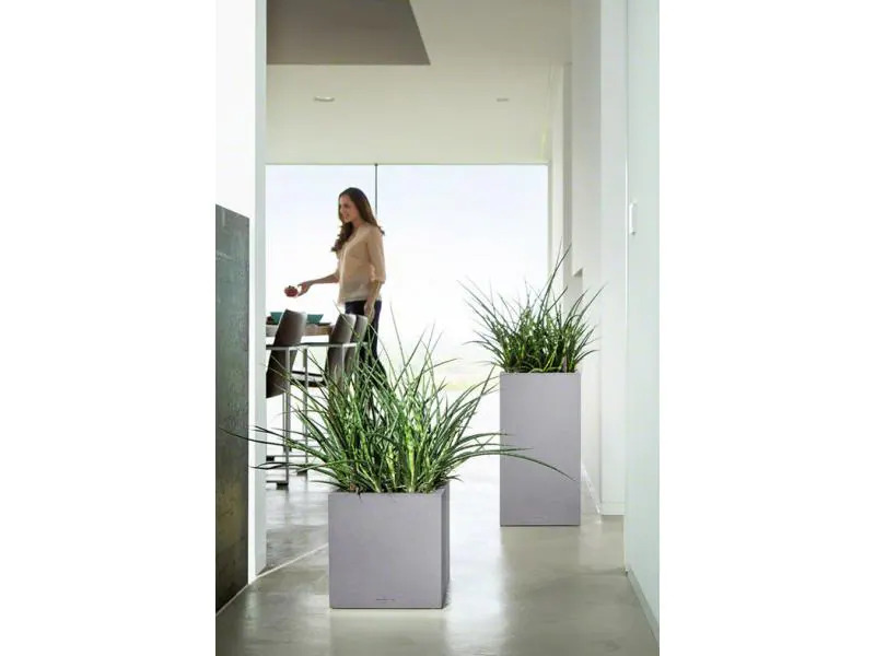 Lechuza Blumentopf Canto Säule, Schwarz