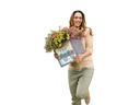 Lechuza Blumentopf Canto Würfel, Schwarz