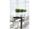 Lechuza Blumentopf Cube 30 Weiss hochglanz
