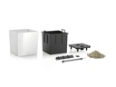 Lechuza Blumentopf Cube 30 Weiss hochglanz