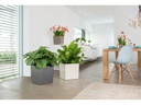 Lechuza Blumentopf Cube 30 Weiss hochglanz