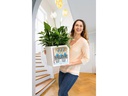 Lechuza Blumentopf Cube 30 Weiss hochglanz