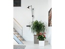 Lechuza Blumentopf Cube 50 Anthrazit metallic