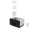 Medion Glacemaschine MD 18387  1.5 l, Schwarz/Silber