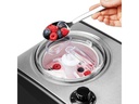 Medion Glacemaschine MD 18387  1.5 l, Schwarz/Silber
