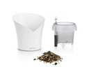 Lechuza Blumentopf ORCHIDEA Weiss matt