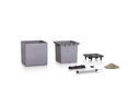 Lechuza Pflanzentopf Canto Color Low Schwarz