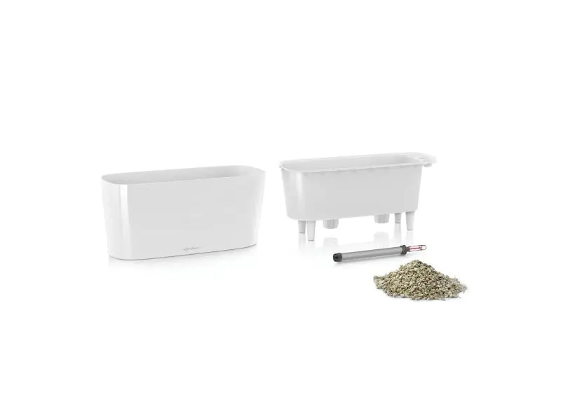 Lechuza Pflanzentopf Delta 20 Weiss