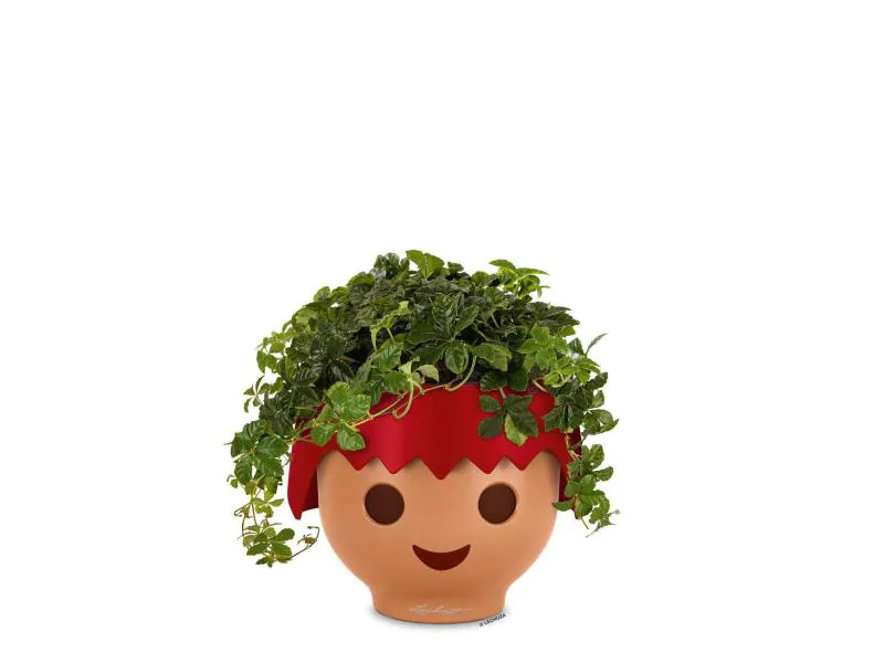 Lechuza Pflanzentopf OJO Rot
