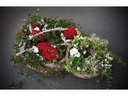 Opiflor Weidenkorbring Magda, 2er Set Weiss