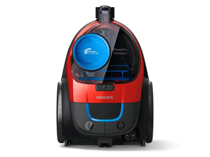 Philips Bodenstaubsauger PowerPro Compact Rot