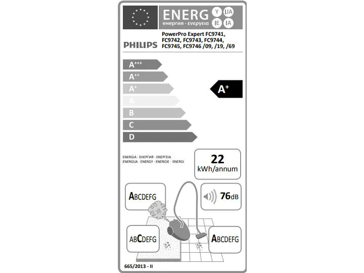 Philips Bodenstaubsauger PowerPro Expert FC9741/19