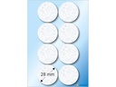 HERMA Filzgleiter Ø 28 mm, Weiss, 8 Stück