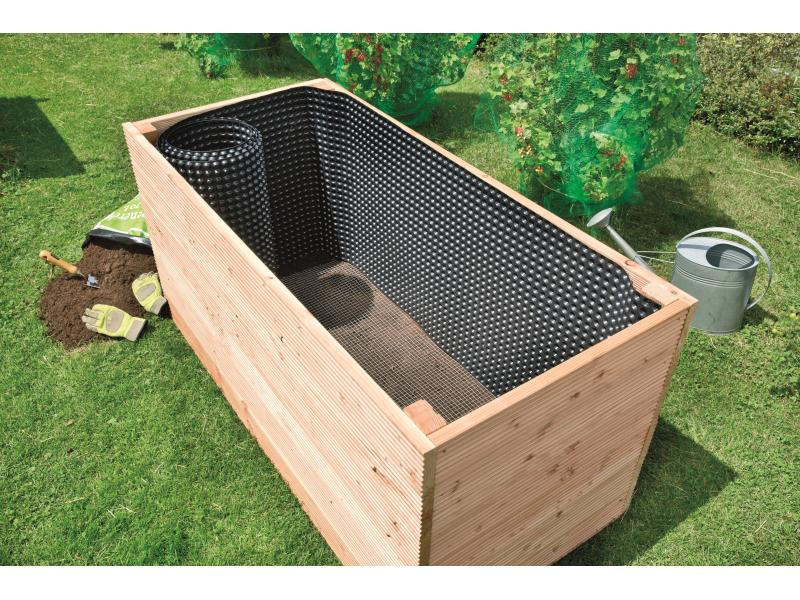 Windhager Noppenfolie für Hochbeete, 6.5 x 0.9 m