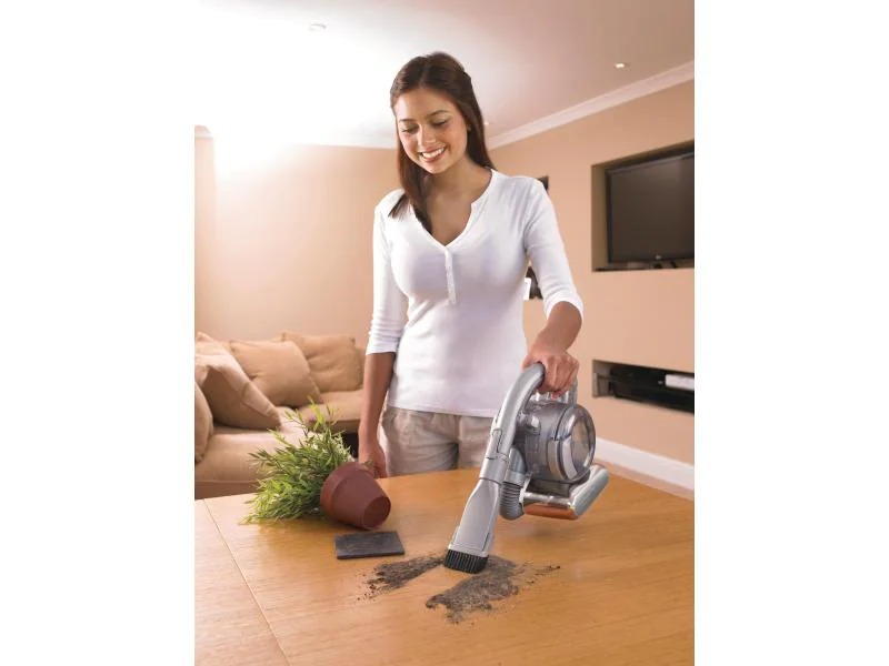 BLACK+DECKER Akku-Handsauger Dustbuster Flexi Silber