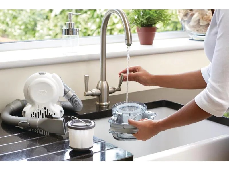 BLACK+DECKER Akku-Handsauger Dustbuster Flexi Silber