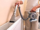 BLACK+DECKER Akku-Handsauger Dustbuster Flexi Silber, Blau