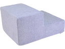 Knorrtoys Hocker Spielblöcke Soft Grey